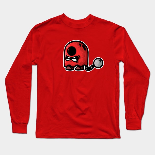 red ghost prisoner Long Sleeve T-Shirt by manuvila